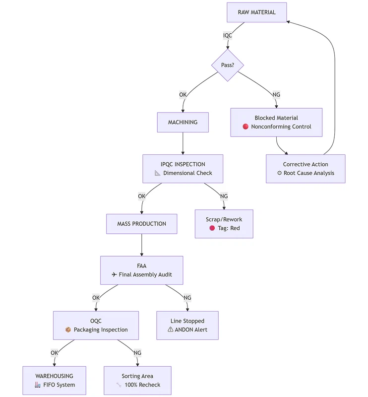 QUALITY CONTROL PROCESS FLOWCHART QUALITY CONTROL PROCESS FLOWCHART